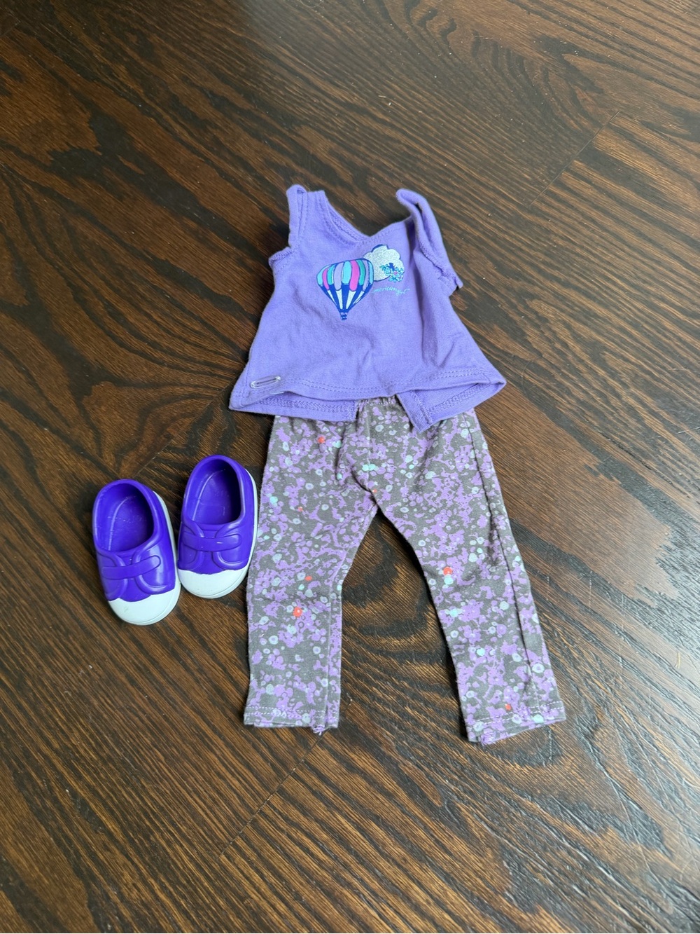 American Girl outfit with shoes
